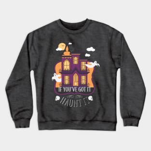 Haunted House Crewneck Sweatshirt